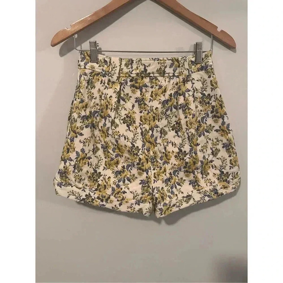 Revolve Lovers And Friends Warren Shorts in Yellow And Blue Sz S - Picture 3 of 5